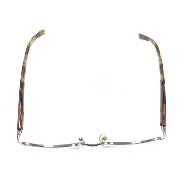 Prada VPR 51M 1BI-1O1 Bronze Brown Half Rim Eyeglasses Frames 54-17 135 Italy - Picture 3 of 12